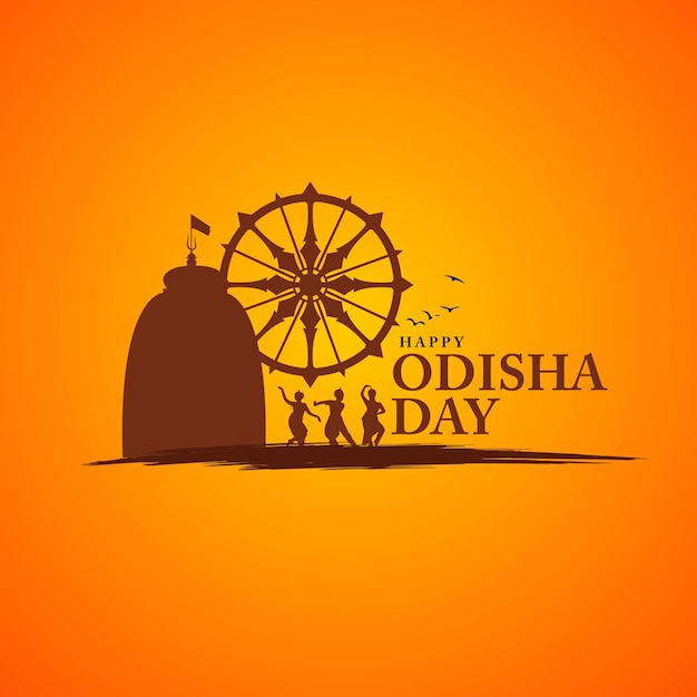 Happy Odisha Day Greetings Designs Commemorates the formation of the Indian state of Odisha