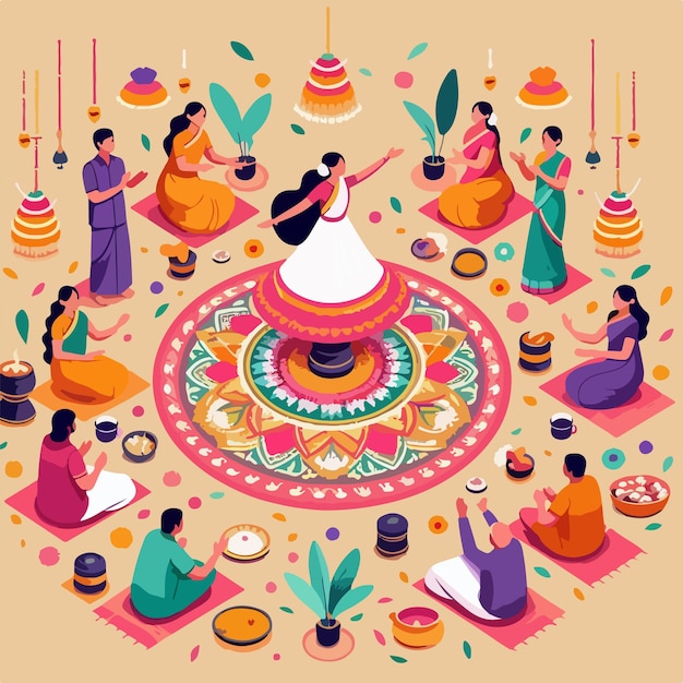 Vector happy onam