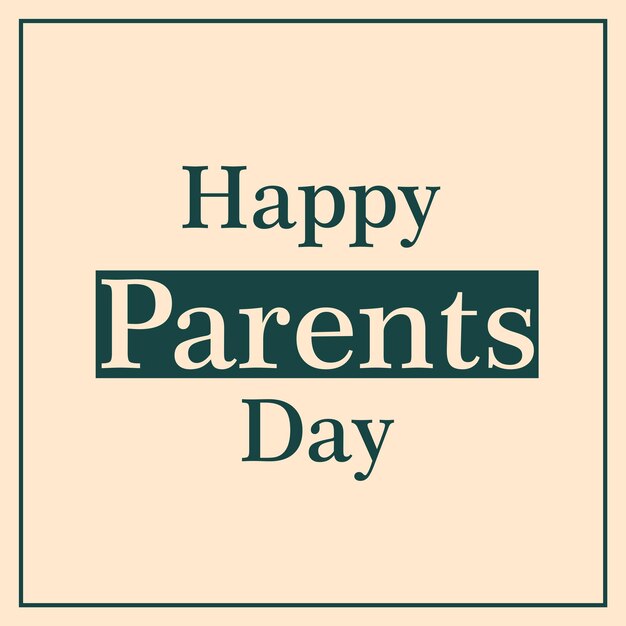 Vector happy parents day vector design eps file