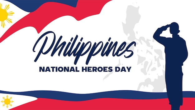 Vector happy philippine national heroes day