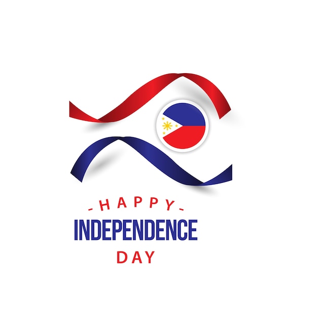 Happy Philippines Independent Day Vector Template Design