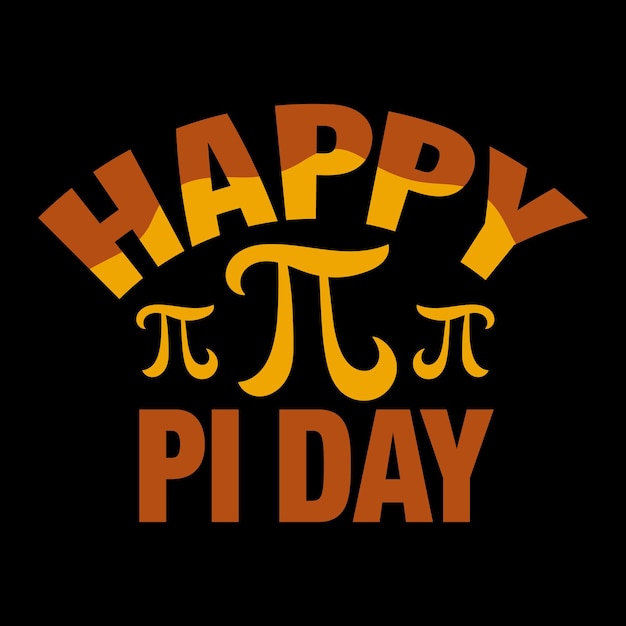 Vector happy pi day t shirt design best pi day shirt pi day vector graphics