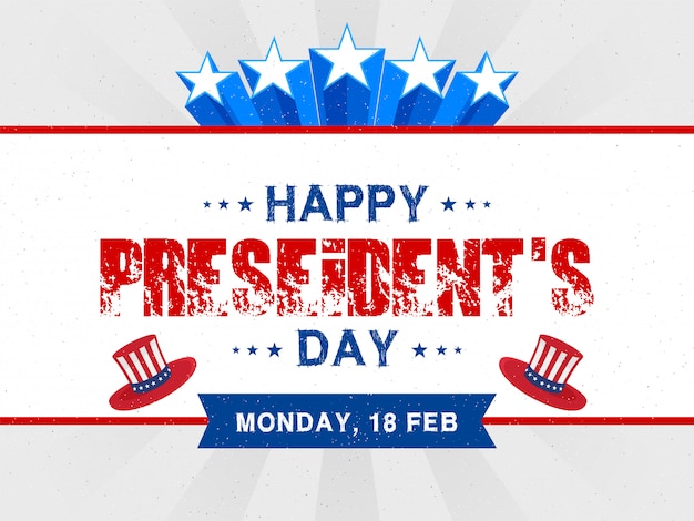 Happy President Day Background.