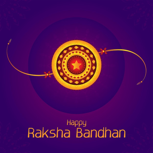 Happy Raksha Bandhan Banner vector web template