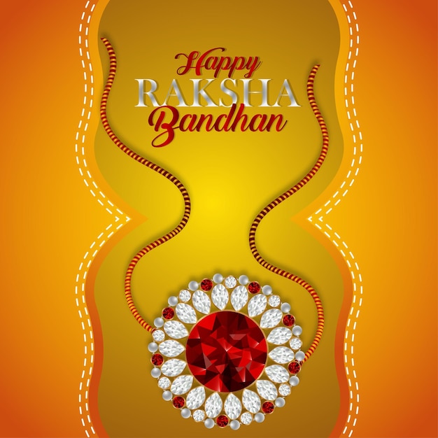 Happy raksha bandhan indian festival background