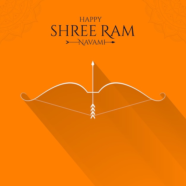 Happy Ram Navami festival of India Social Media Post