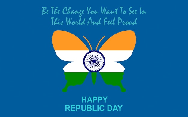 Happy Republic day Republic Day Celebration Design Template on vector illustration