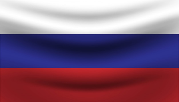 Happy Russia day background template.