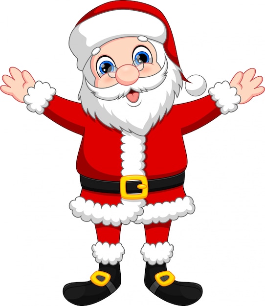 Happy Santa Claus Cartoon