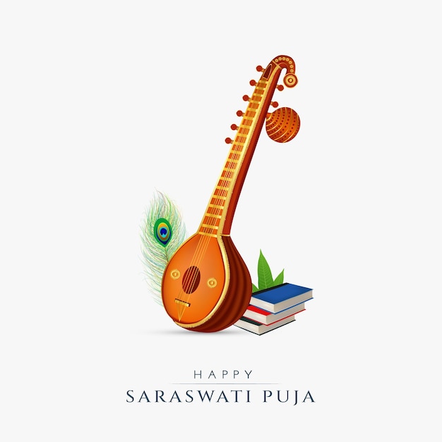 Happy Saraswathi Puja Social Media Post