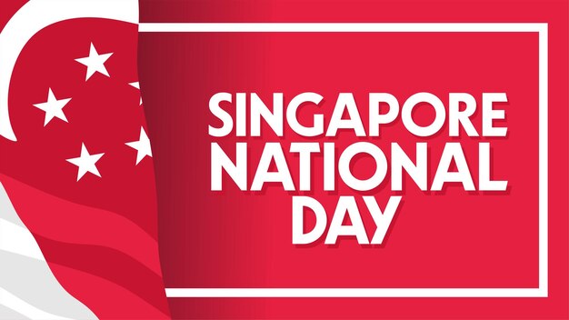 Vector happy singapore national day to all singaporeans