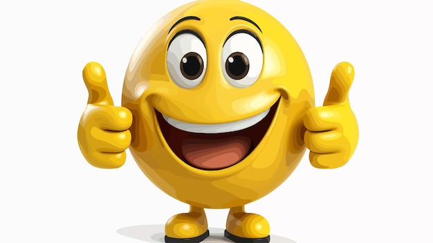 Happy Smiling Emoji Emoticon Illustration