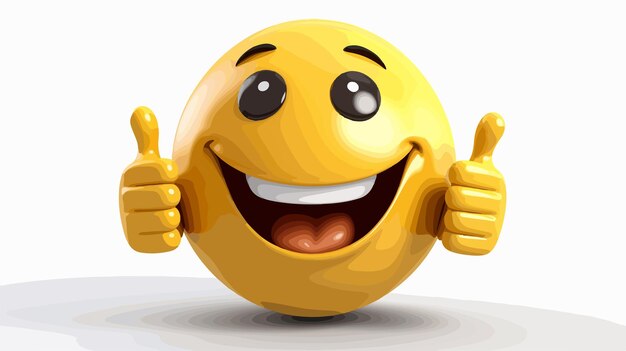 Happy Smiling Emoji Emoticon Illustration