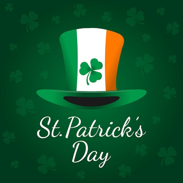 Happy St. Patricks Day.Background with symbols of St. Patricks Day.Vector illustration.