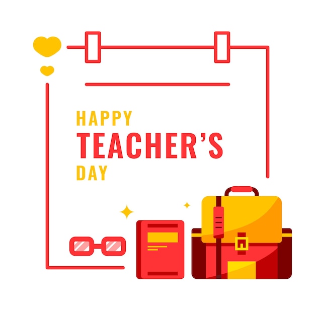 Happy Teachers Day Design Celebration