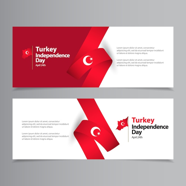 Happy Turkey Independence Day Celebration  Template 