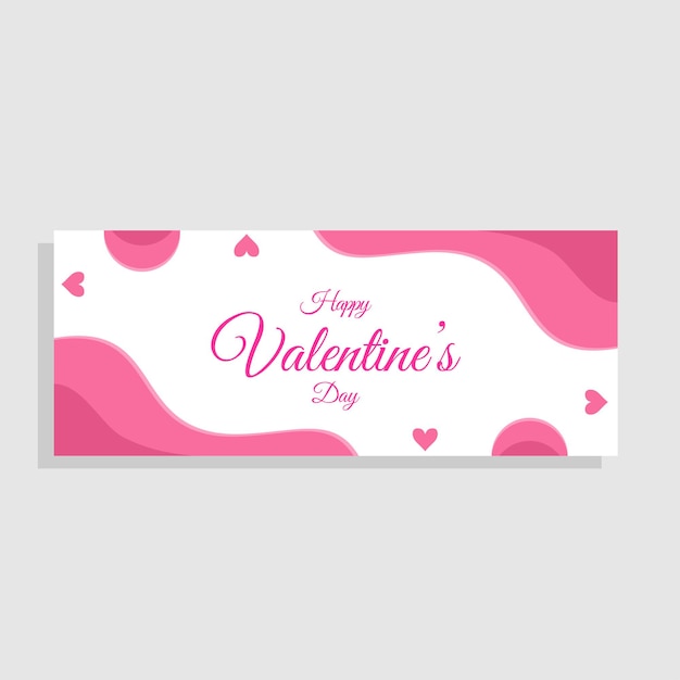 Happy Valentine Day banner design