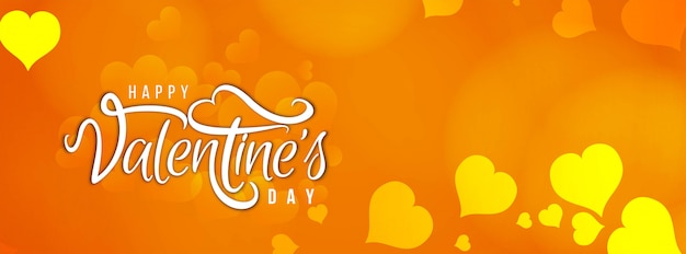 Vector happy valentine's day bright beautiful banner