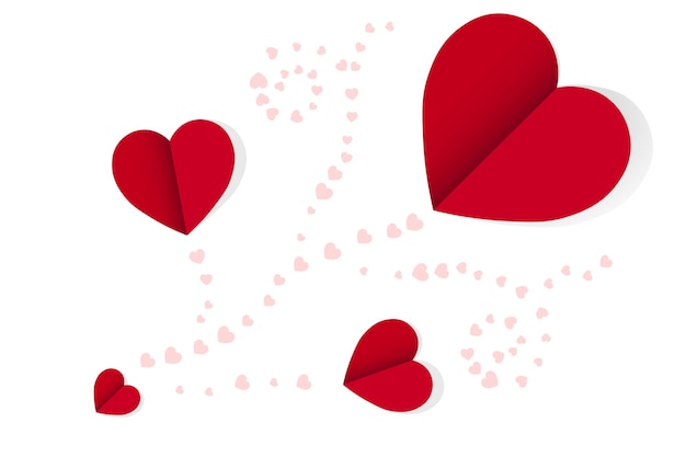 Happy valentine's day greeting card concept background. Design for advertising, banners, leaflets and flyers