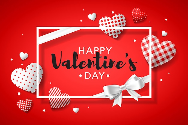 Happy Valentine's Day greeting card design