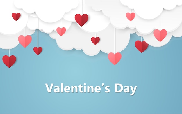 Happy valentine's day template design