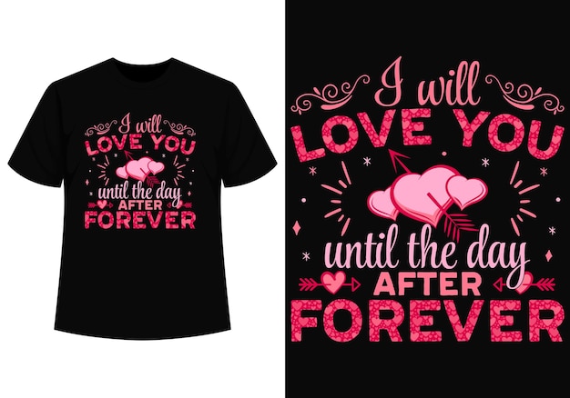 Happy valentine's day tshirt design