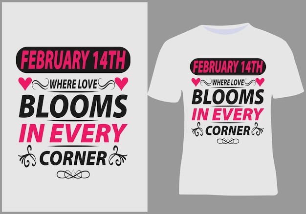 Happy Valentines day 14th february celebration trending t shirt for boys or girls