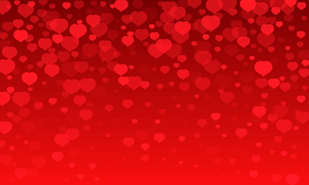 Happy Valentines Day Background Abstract hearts for Valentines Day Background Design Vector illustration