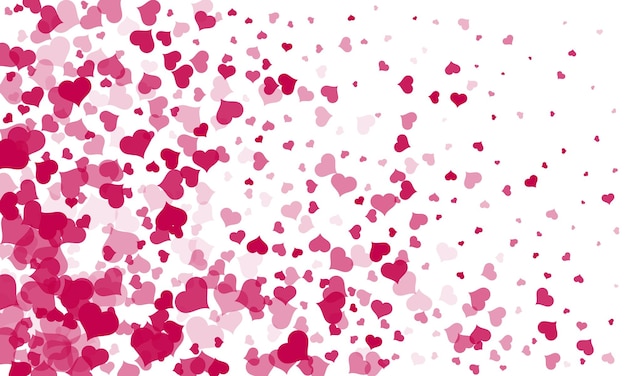 Happy Valentines Day Background Abstract hearts for Valentines Day Background Design Vector illustration