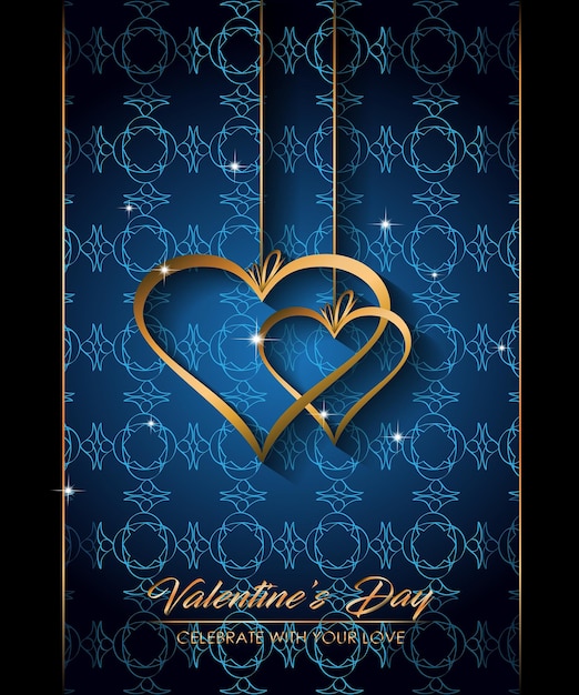 Happy valentines day background for your seasonal greetings