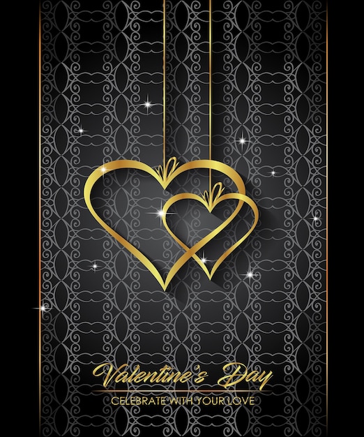 Happy valentines day background for your seasonal greetings