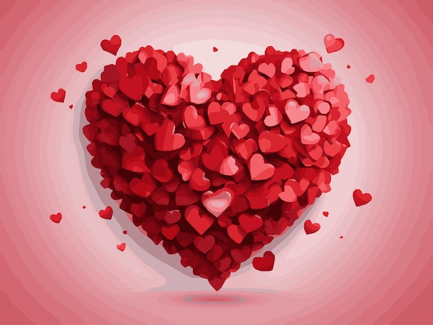 Happy_valentines_day_banner_with_heart_from_Red_illustration