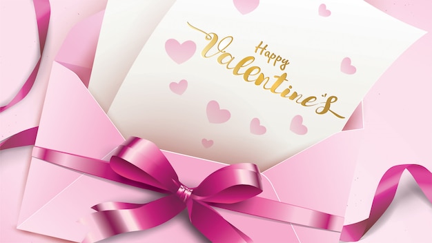 Happy Valentines Day greeting card