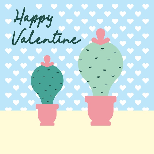 Happy Valentines Day illustration