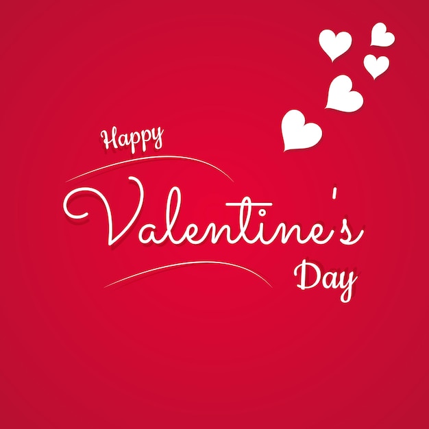 Happy valentines day social media post design