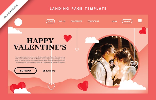 happy valentines day social media poster banner flyer pattern event abstract layout illustration