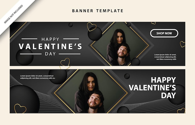 happy valentines day social media poster banner flyer pattern event abstract layout illustration