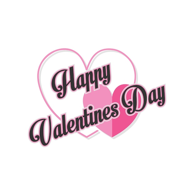 Happy Valentines Day T Shirt Design free vector