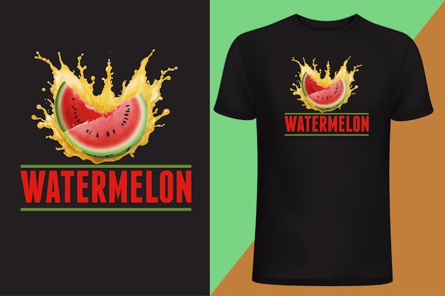 happy watermelan day t shirt design