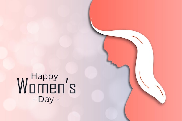 Happy women's day background and social media banner poster template Design