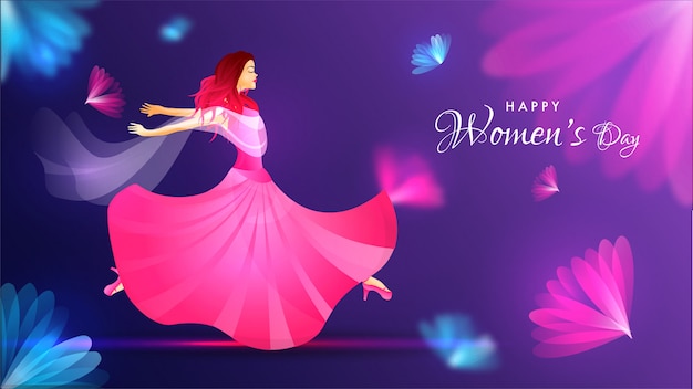 Happy Women's Day banner design