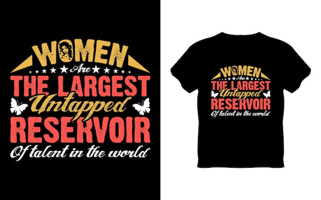 Happy women's day t-shirt design