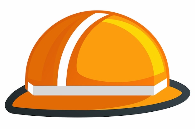 Vector hard hats vector illustration cartoon clipart and line art design