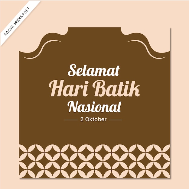 Hari batik instagram post collection