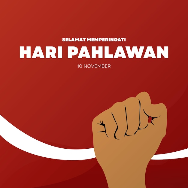 Hari pahlawan template social media post