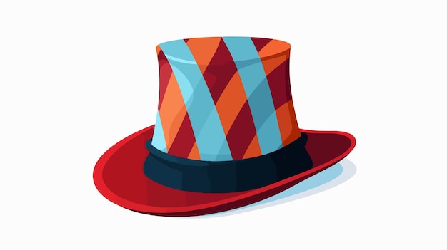 Harlequin Hat Isolated Vector Icon Design