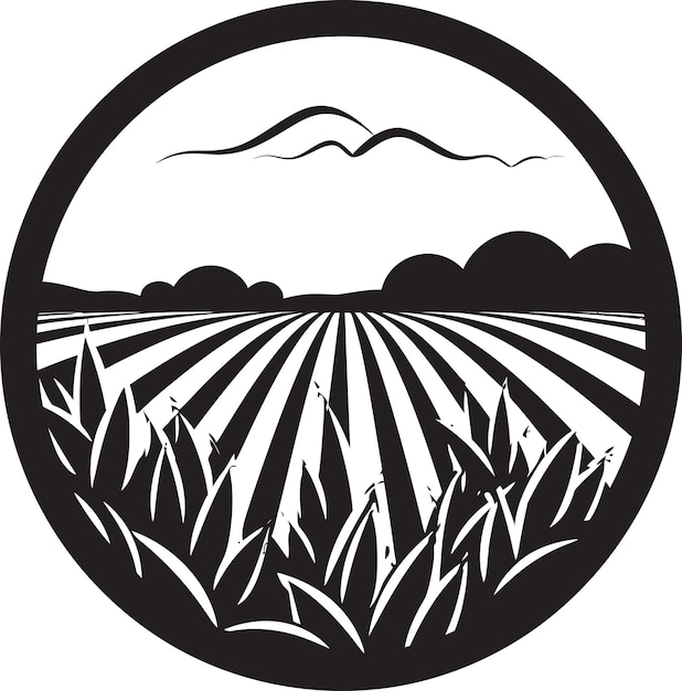 Harvest Heritage Farming Logo Design Vector Homestead Harmony Agriculture Icon Vector