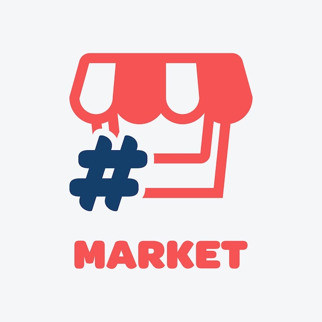 Hashtag Market Logo