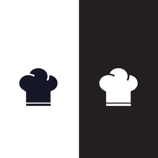 Vector hat chef icon vector logo design template