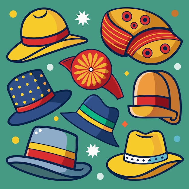 Hat Clip Art Vector Illustration Design